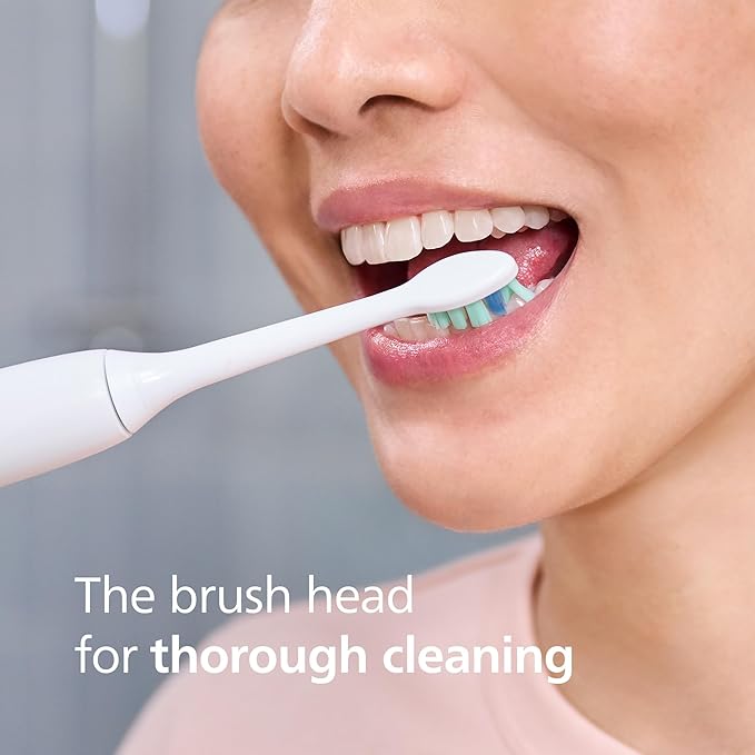 Philips Sonicare C2 Plaque Control - Genuine Replacement Electric Toothbrush Heads White 3 Pack HX9023/65