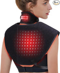 TUOB Red &amp Infrared Light Therapy for Shoulder &amp Neck Home Use 850nm Shoulder &amp 880nm Neck Pad Full Cover Light Therapy for Pain Relief &amp Muscle Relaxation