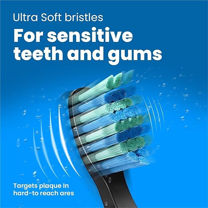 10 Toothbrush Heads Suitable for 507 Electric(10pcs White)