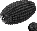 Vibrating Massage Ball for Full Body Relaxation Silicone Trigger Point Massager Ball for Back Neck Foot Muscle Recovery Portable Rechargeable Massage Roller 3 Vibration Modes (Black)