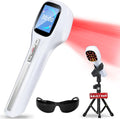 Cold Laser Therapy Device with LED Display Infrared Light Therapy for Body (4x808nm +14X650nm) Red Light Therapy for Pain Relief Joint and Muscles for Humans/Pet 8.6×2.1 Inch