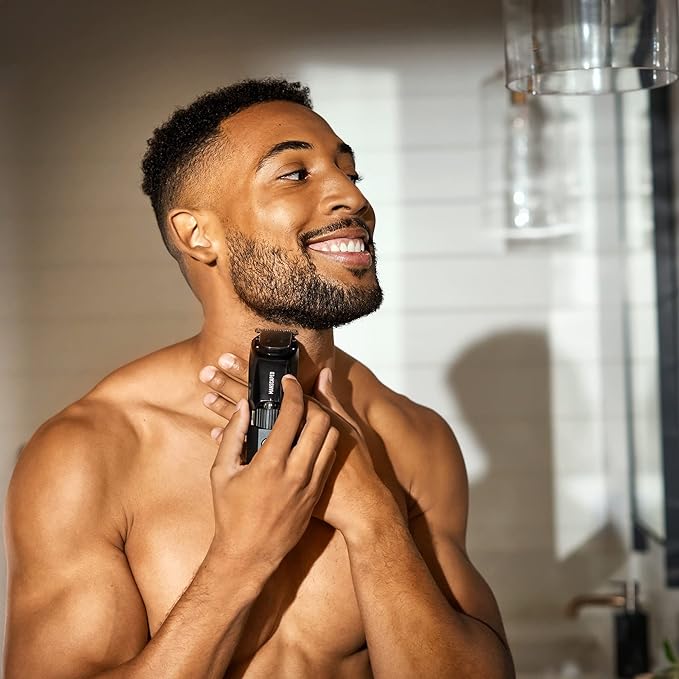 MANSCAPED® The Beard Hedger® Advanced Kit Includes Our Premium Precision Beard &amp Mustache Trimmer Hydrating Shampoo Softening Conditioner Moisturizing Oil &amp Facial Hair Comb