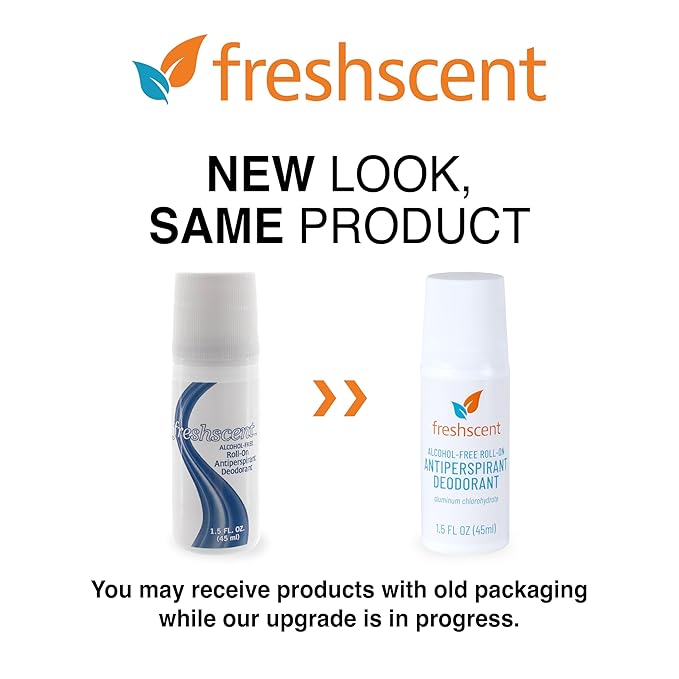 Freshscent Roll-On Deodorant Alcohol Free 1.5 oz. Pack of 96