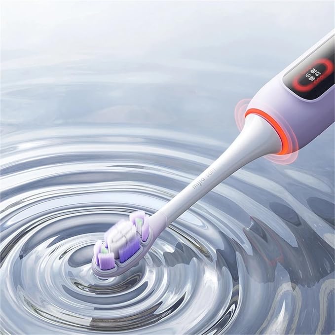 Compatible for XIAOMI MIJIA - Oscillation Toothbrush Pro Smart 4 Modes IPX8 Waterproof Vibration(Multi)