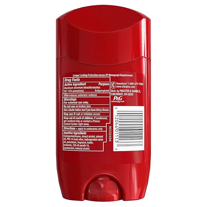 Old Spice Red Zone Anti-Perspirant Deodorant Invisible Solid Swagger 2.6 Ounce (Pack of 3)