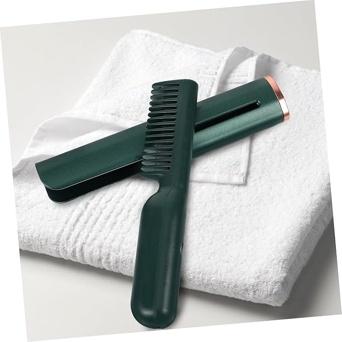 Heat Brush Hair Straightener Brush Straightening Comb Styling Tool Fast Heat Silk Finish