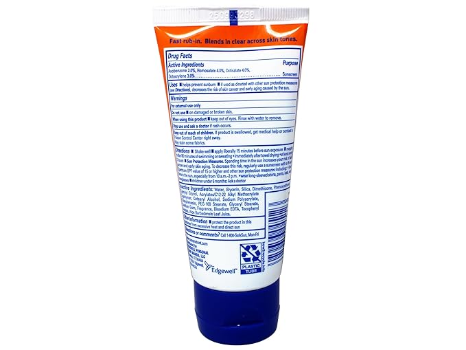 Banana Boat Sport Sunscreen Lotion SPF 30 Broad Spectrum Water Resistant 3 fl oz (Pack of 6)