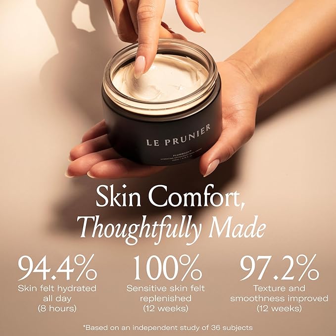 Le Prunier Plumbody™ – Clinically Proven Firming &amp Hydrating Body Cream with Midnight Muir® Plum Extract | Clean Vegan Antioxidant Body Lotion for Smooth Radiant Youthful Skin | 6.8 fl oz