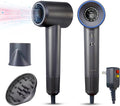 CONGENIAL™ Ionic Hair Dryers Fast Drying Blow Dryer with Ceramic Technology for All Hair Types Curly Hair with Diffuser Light Quiet and Powerful (Grey)