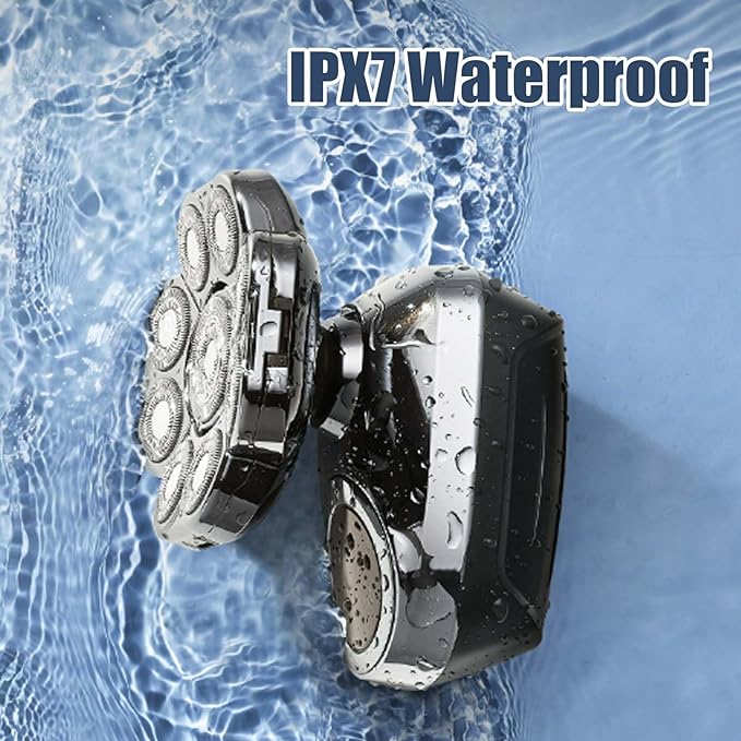9.0 Shaver 2026 Upgrade 9.0 Ultra Shaver 9D Floating Blade Heads 6-in-1 Electric Razor Ipx7 Waterproof Led Display Rechargeable Head Shavers for Bald Men with USB-C Fast Charge