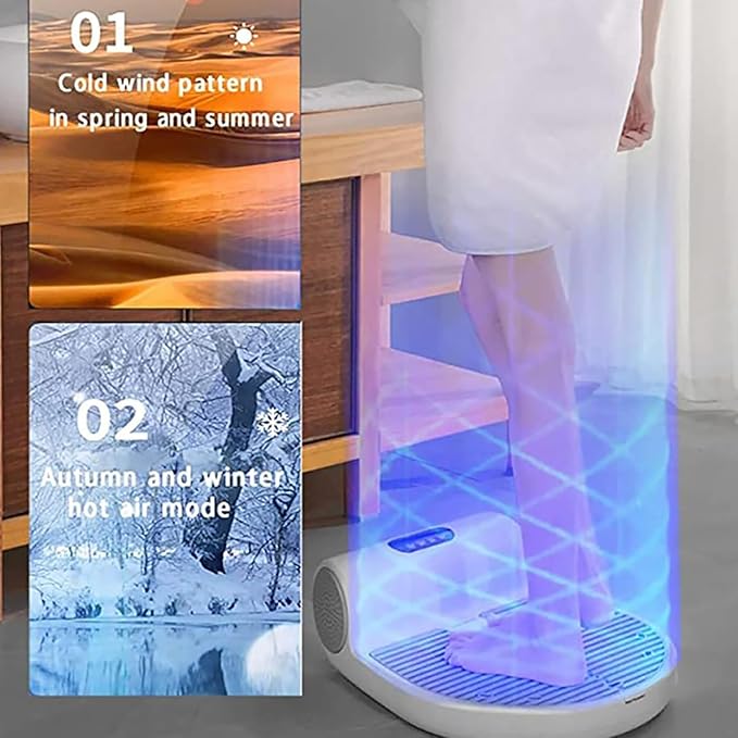Full Body Dryer 2 Speed Bathroom Body Dryer with Weight Function 1350w Smart Quick Dry Cold and Warm Waterproof Body Gravity Induction for Bathroom Swimming Pool