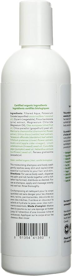 Carina Organics Pink Grapefruit Shampoo &amp Body Wash