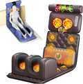 Vibrating Full Body Massage Mat with Heat20 Neck Shiatsu Kneading Massage Heads9 ModesElectric Heated Massage Chair Back Pad for Relieving Neck Back Lumbar Leg Pain