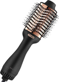 TYMO Hair Dryer Brush Blow Dryer Brush in One 4 in 1 Ionic Hairdryer and Styler Volumizer with Oval Titanium Barrel Hot Air Straightener for Smooth Frizz-Free Blowout Gold