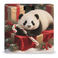 Christmas Redpanda Scale for Body Weight Sturdy Tempered Glass Weighing Scales with LCD Display Accurate Digital Bathroom Scale Convenient Body Fat Smart Scales Easy Read
