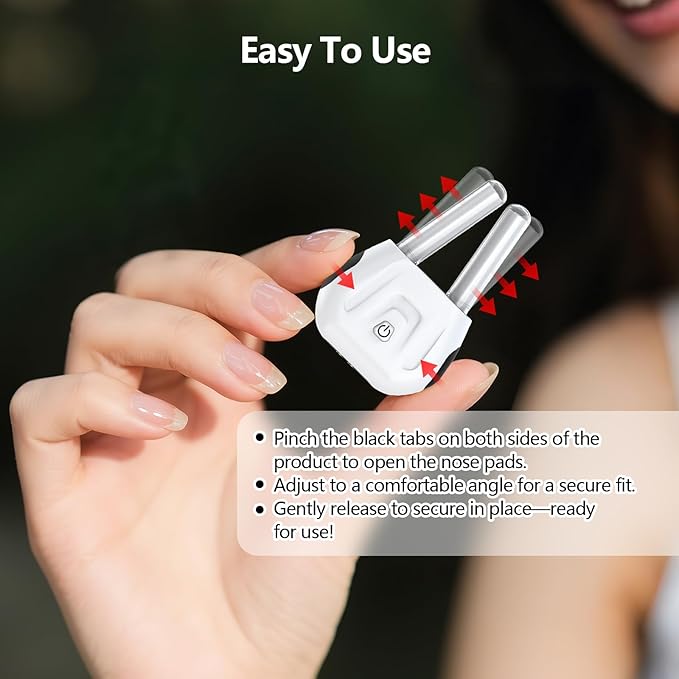 Upgraded Red Light Therapy for Nose Portable Red Light Nasal Device for Dry Nose &amp Sinus Comfort
