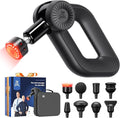 BOB AND BRAD D6 Ultra Massage Gun with Infrared Light Deep Tissue Percussion Massager Gun with 16mm Amplitude Professional Muscle Massager for Athletes Electric Handheld Massager