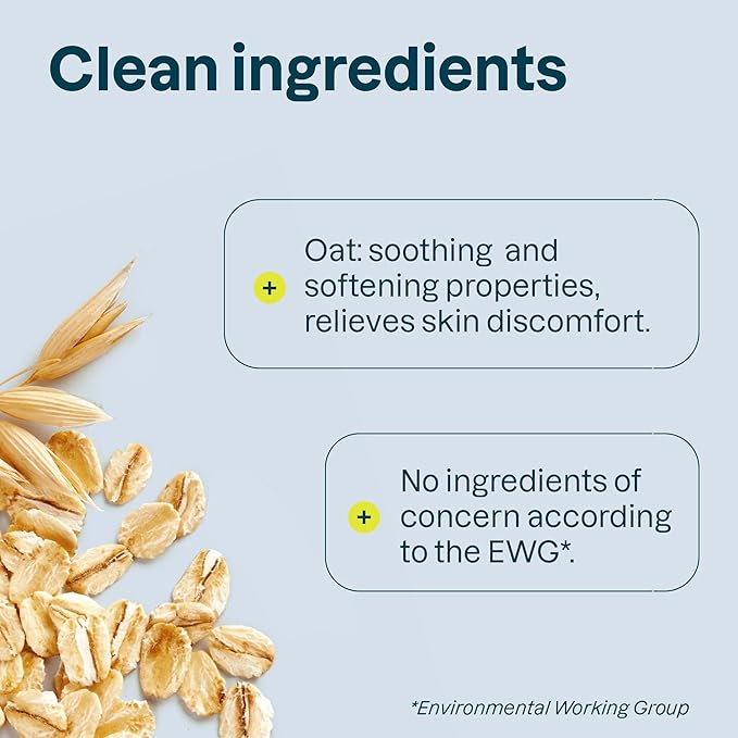 ATTITUDE Body Wash for Sensitive Skin EWG Verified Shower Gel Soothing Oat Dermatologically Tested Plant and Mineral-Based Vegan Personal Care Unscented Bulk Refill 67.6 Fl Oz