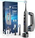 Marchpower 3-in-1 Electric Toothbrush with Water Flosser 3.0 Sonic Toothbrush with Sweeping Oscillation &amp Water Flossing Cordless Portable Flossing Toothbrush Combo for Adults Travel &amp Dail