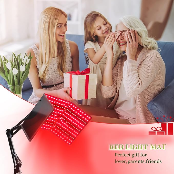 Red Light Therapy for Face and Body Red Infrared Light Therapy Lamp with Stand Led 660nm Red Light-Therapy &amp 850nm Infrared Light Device for Body