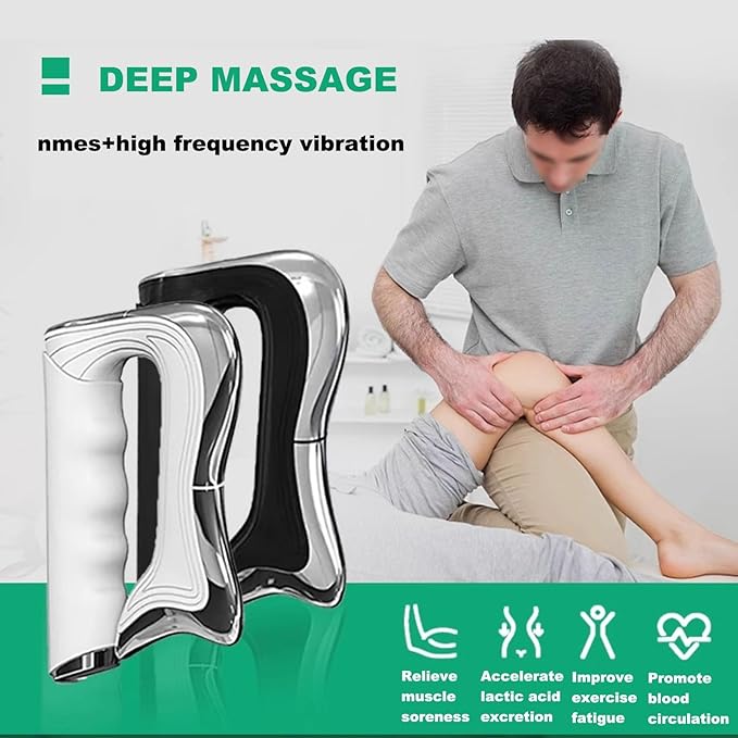 NICHOY Fascia Massager Body ScrapingElectric Fascial Tissue Gua Sha ToolUsed in Physical Therapy Fitness Training and Muscle Rehabilitation Fields(W)