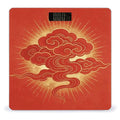 Auspicious Red Cloud Smart Scale for Body Weight Digital Bathroom Scale Toughened Glass Weight Scale with Large LCD Backlight Display High Precision Scales Weighing Machine