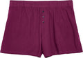 Thinx Ultra-Soft Period Underwear Overnight Sleep-Shorts Leakproof Holds Up to 12 Regular Tampons* Period Underwear for Women Reusable &amp Controls Odor Plum L