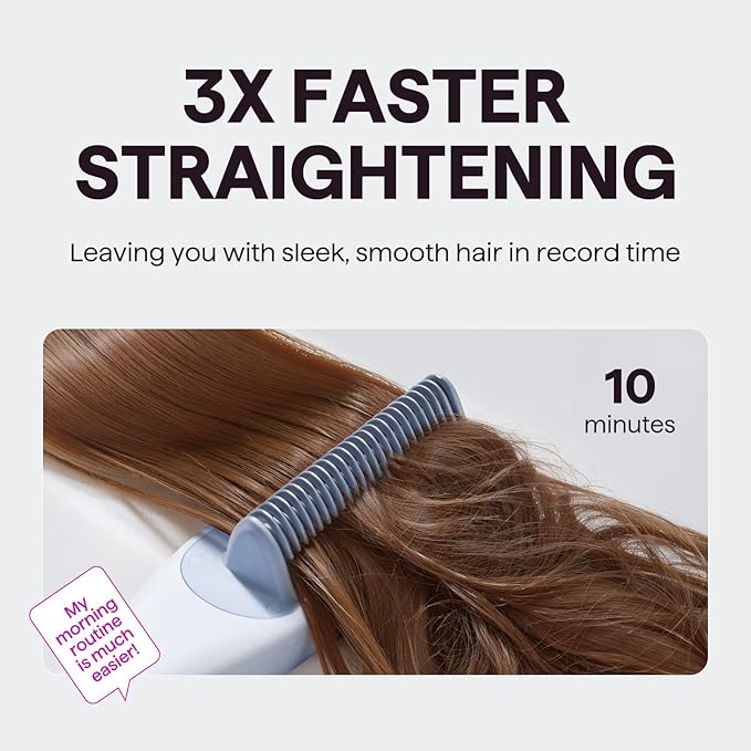 Wavytalk Steamline Pro Steam Straightener Brush and Heat protectant Spray for Hair 5 Fl Oz