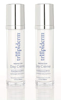 Trilipiderm Protective Day Crème SPF 30 2-Pack – Face Moisturizer with Sunscreen Daily Facial Moisturizer for Dry &amp Sensitive Skin Anti Aging Face Cream 1.7 oz Airless Pump Bottles