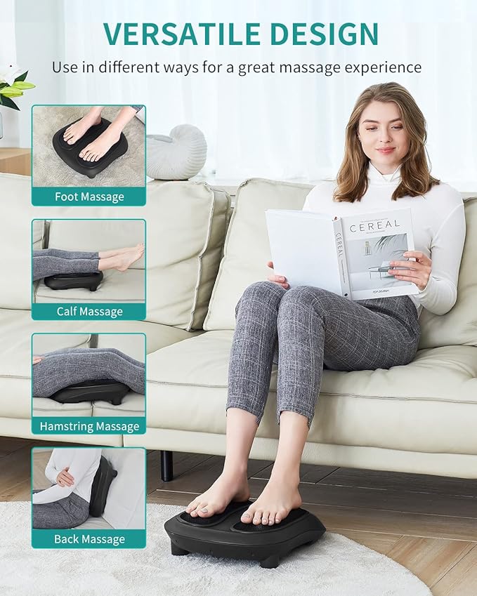 Nekteck 2 Pack Shiatsu Foot Massager with Heat