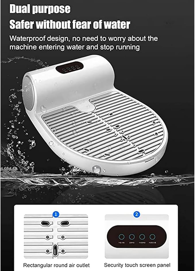 Full Body Dryer 2 Speed Bathroom Body Dryer with Weight Function 1350w Smart Quick Dry Cold and Warm Waterproof Body Gravity Induction for Bathroom Swimming Pool