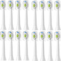 12-16pcs Replacement Toothbrush HeadsCompatible for with Soft Electric Brush Head 4100 6500 6100 7500 5(16pcs White)