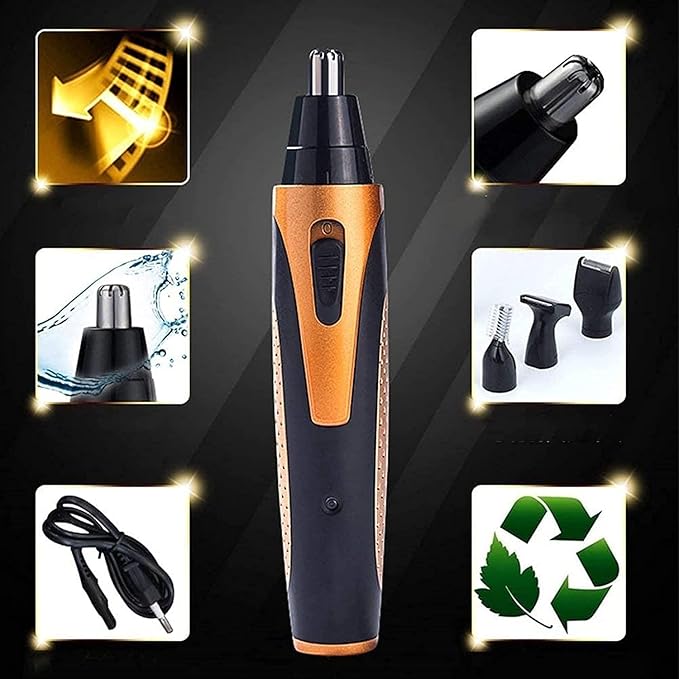 4 in 1 Painless Eyebrow &amp Facial Hair Trimmer for Men &amp Women Electric bathrooms Travel Camping