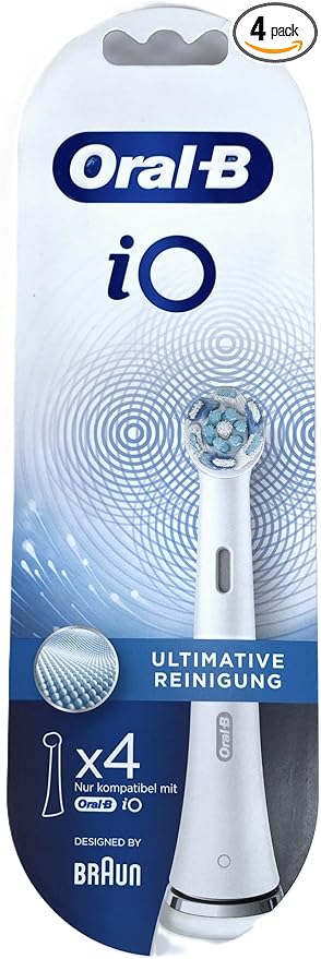 HEALTH AZ+ Oral B IO Ultimate Clean Toothbrush Head WHITE 4 Count