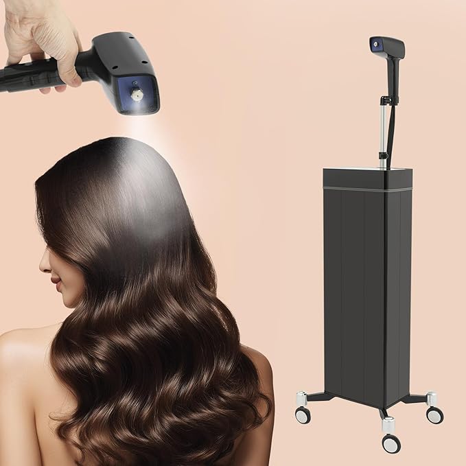 1200W 3 in 1 Nano Hair Steamer Professional Anion Hair Color Processor Nanoscale Spray for Processor Beauty Salon Repair Multifunctional Hair Dyeing Steamer Machine (Black)