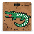 Crocodile Clan Mark Scale for Body Weight Sturdy Tempered Glass Weighing Scales with LCD Display Accurate Digital Bathroom Scale Convenient Body Fat Smart Scales Easy Read