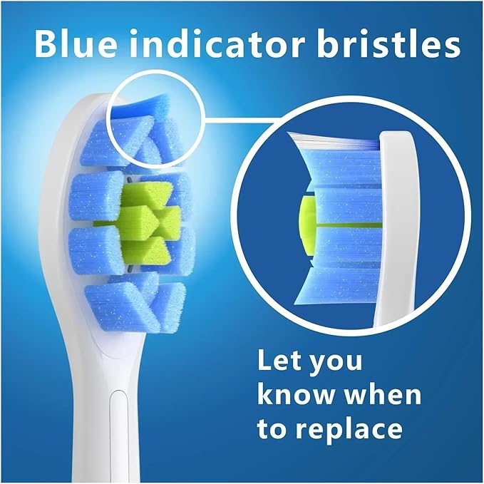 Replacement Toothbrush Heads Compatible for C2 C1 G2 W Plaque Control Electric Brush Head(White-12pcs)