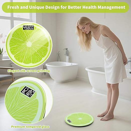Rechargeable Bathroom Scale – Accurate Digital Weight Scale (±0.1 lb) 400 lbs Capacity Large LED Display No Batteries Step-On Technology for Easy Home Use