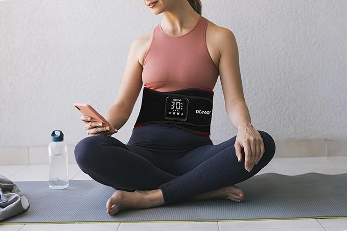 Cordless Red Light Therapy Belt for Back Pain Relief Infrared Light Therapy Portable Wrap for Waist Lower Back Shoulder Thigh Joint Relax