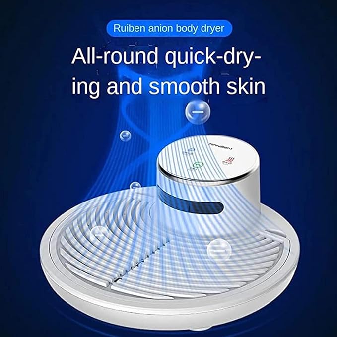 Body Hair Dryer Waterproof Negative Ions Natural Warm and Cool Air Ideal for Bathroom and Swimming Pool Use