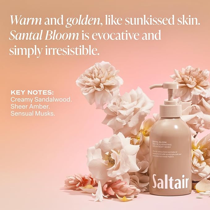 Saltair Body Wash Signature Scents 2-Pack. Moisturizing Body Cleanser with Monoi Oil and Cupuacu Butter. Luxury Shower Gel for Women and Men. Vegan Cruelty-Free Paraben-Free. 2x 17oz Pump Bottles