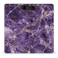 Marble PurplemScale for Body Weight with LCD High Precision Weighing Scales Fashion Sturdy Tempered Glass Weight Scales Easy-to-Read Digital Bathroom Scale for Daily 400lb