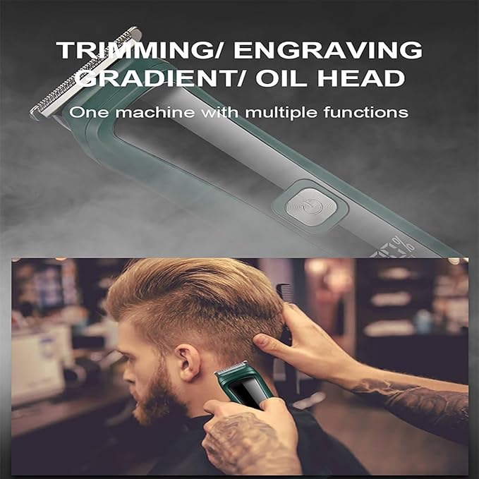 BAHREL Beard Trimmer for Men Electric Shaver Rechargeable All in One Mens Beard Grooming Kit for Mustache Body Nose Ear Hair Facial Electric Razor for Men Gifts