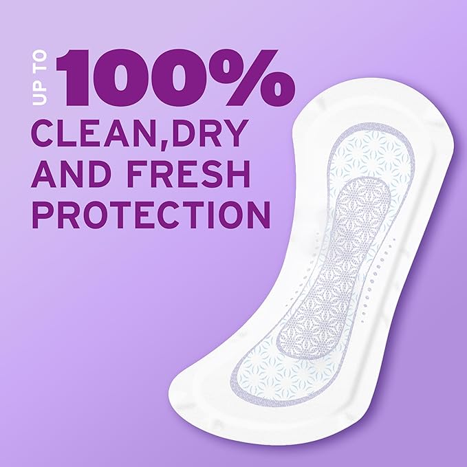 Poise Daily Liners Incontinence Panty Liners for Bladder Leaks 2 Drop Very Light Absorbency Long Length 264 Count of Pantiliners (6 Packs of 44) Packaging May Vary