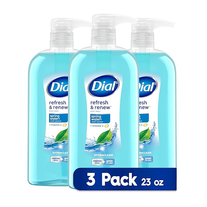 Dial Body Wash Refresh &amp Renew Spring Water 23 fl oz &amp Body Wash Calm &amp Soothe Lavender &amp Jasmine Scent 32 fl oz