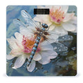 Dragonfly Lotus Digital Bathroom Scale for Body Weight Weighing Scale with Backlit LCD Display High Precision Measurements &amp Measures Weight Up to 180kg