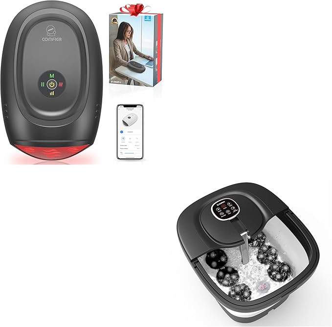 COMFIER Foot Spa Bath Massager Hand Massager