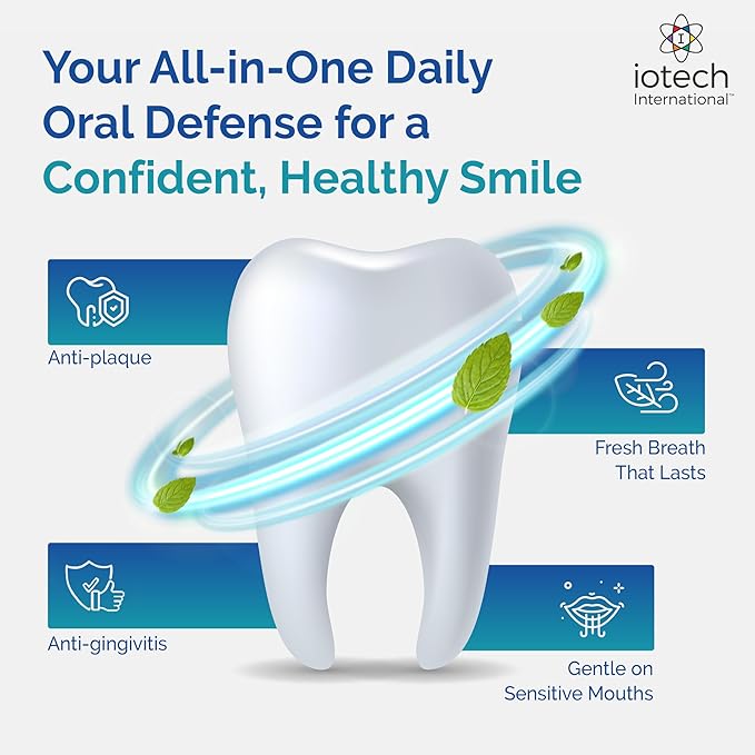 ioRinse Ultra: The Most Dentist-Recommended Periodontal Rinse &amp Gum Mouthwash of its Kind. Fights Gingivitis Bleeding Gums Dental Plaque &amp Bad Breath. With Molecular Iodine &amp Xylitol. No