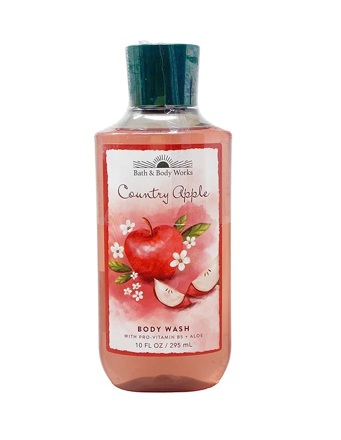 Bath and Body Works (2) Country Apple Shower Gels-10 oz. Bottles