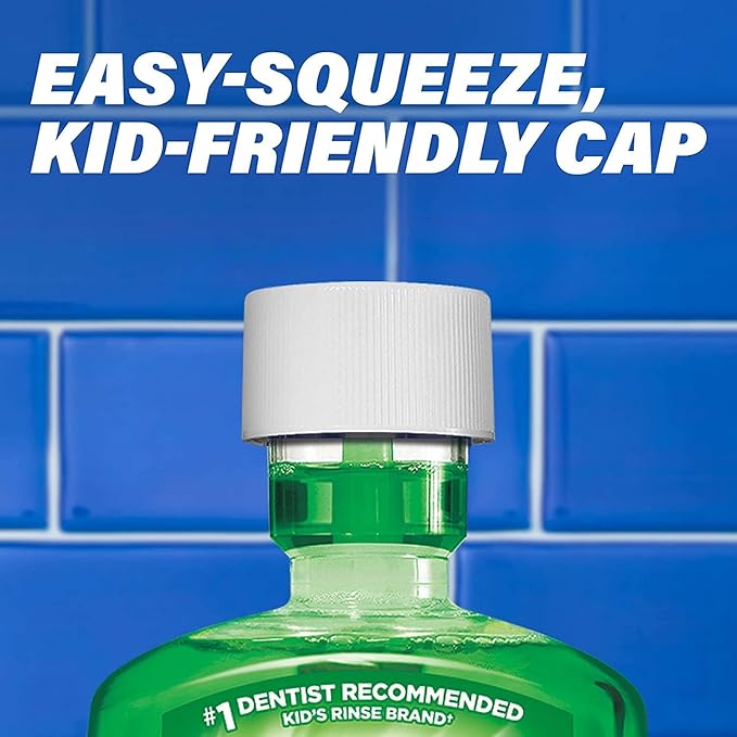 ACT Kids Anticavity Fluoride Rinse Wild Watermelon 16.9 Ounce (Pack of 2)